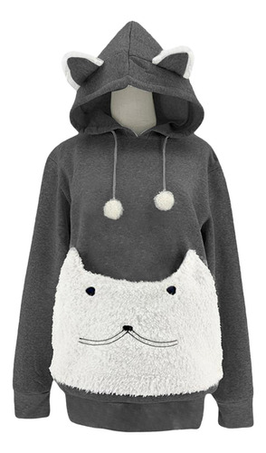 Sudadera Con Capucha Para Mascotas, Suéter Para S Gris