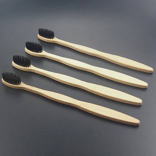 10 Cepillo De Dientes De Bambú Ecológico 100% Orgánico!