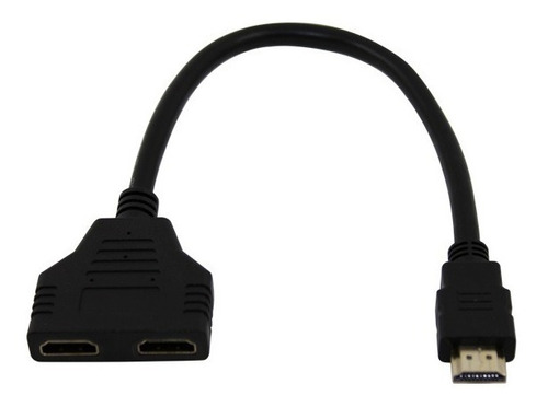 Cable Hdmi Derivador Tipo Y Gralf 2x1 V1.4 Full Hd 4k 3d