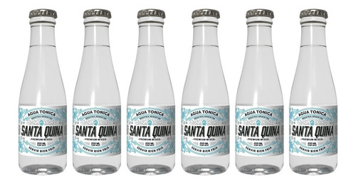 Agua Tonica Santa Quina Vidrio 200 Ml Pack X 6