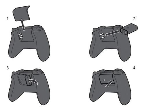 Imagen 5 de 5 de Bateria Kit Carga Y Juega Xbox One Recargable