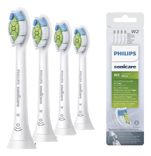 Philips Sonicare Cabezales X4 - Unidad  Color Blanco