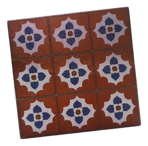 Casa De Hoja Azulejo Escala 1:12 Suelo Suelo Rojo Vino Casa De Hoja Azulejo Escala 1:12 Suelo Suelo Rojo Vino