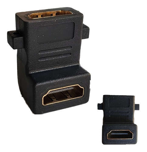 Copla Hdmi Adaptador Hembra Hembra Extension 90°