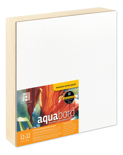 Ampersand Art Supply Panel Pintura Acuarela: Serie Museo 12