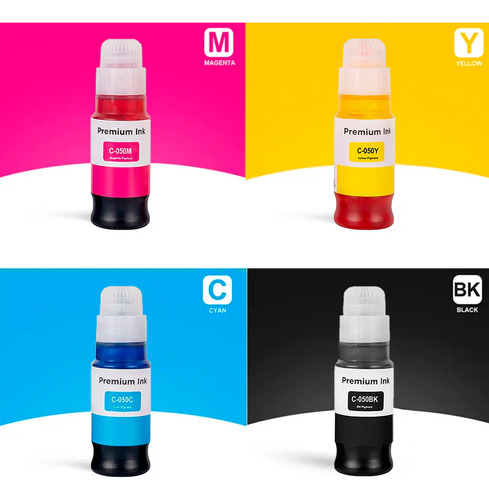 Tintas Compatibles Con Canon Pfi-050 Tc-20 70ml