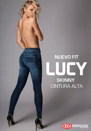 Imagen 5 de 7 de Pantalón De Mezclilla Skinny Para Mujer Oggi Jeans Lucy
