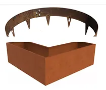 Comprar Macetas, Maceteros Y Borduras Acero Corten