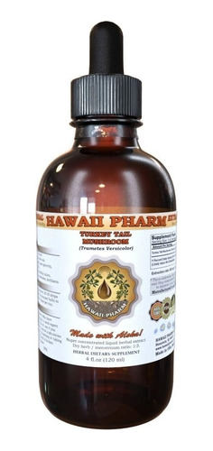 Hawaii Pharm Turkey Tail Extracto Líquido Cola De Pavo 120ml