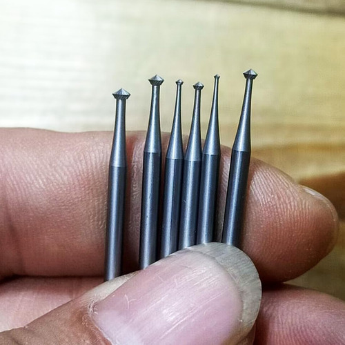 Juego De 6 Rebabas De 90º, Vástago De 3/32 Pulgadas, Set Par