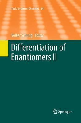 Libro Differentiation Of Enantiomers Ii - Volker Schurig