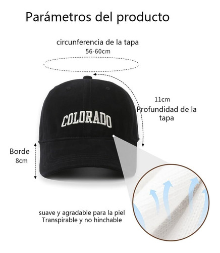 2 Piezas Gorras De Béisbol, Sombrero Sol Informal Ajustables