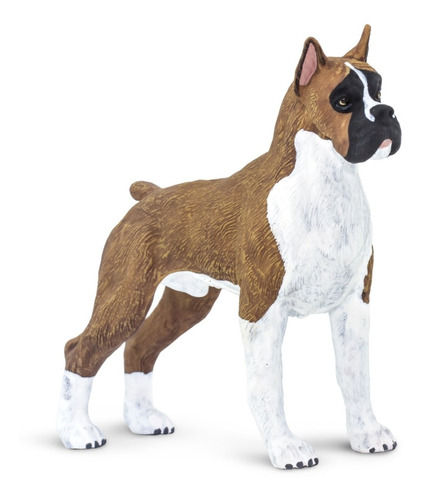 Perro Boxer Mascota Safari Figura Muñeco Realista Niño Atrix