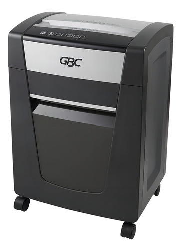 Gbc Sm15-08 Trituradora De Papel Y Grapas, Micro Corte De 15 Hojas, Con Cesto De 30.2 Litros, Uso Frecuente