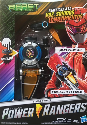 Power Rangers Beast Morphers Morpher X Brazalete Español