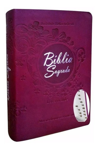 Bíblia Sagrada Feminina Letra Grande Vinho + Índice