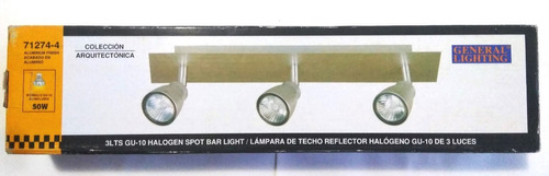 Lampara De Techo Reflector Led O Halogeno Gu-10 De 3 Luces