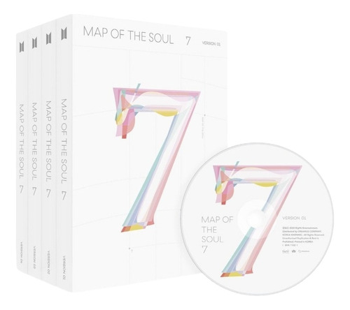 Bts Kpop Álbum Map Of The Soul 7 Original - Com Brinde