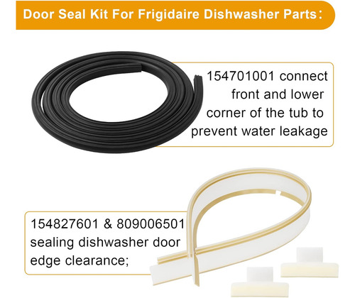 154827601 Kit Combinado De Sello De Puerta Inferior Para Lav