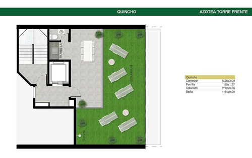Imagen 15 de 18 de Departamento De 1 Ambiente Con Patio En Pleno Centro De Rosario
