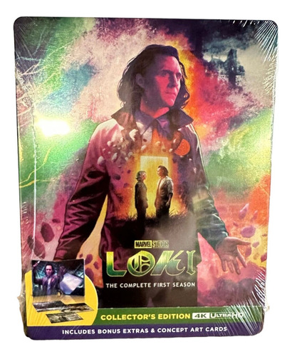 Loki Temporada 1 Steelbook Serie 4k Ultra Hd + Blu-ray