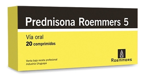 Prednisona Roemmers® 5mg X 20 Comprimidos