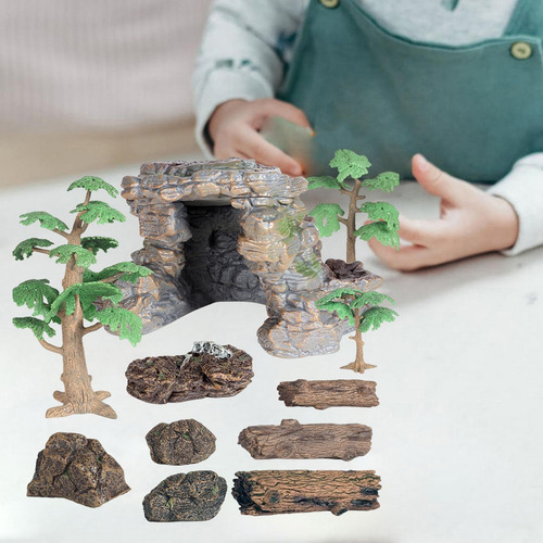 11 Uds Miniatura Mini Figuras De Jardín Adornos De