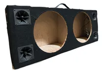 Comprar Gabinete Doble Woofers De 12' + 4 Tweeters Incluidos Bornera