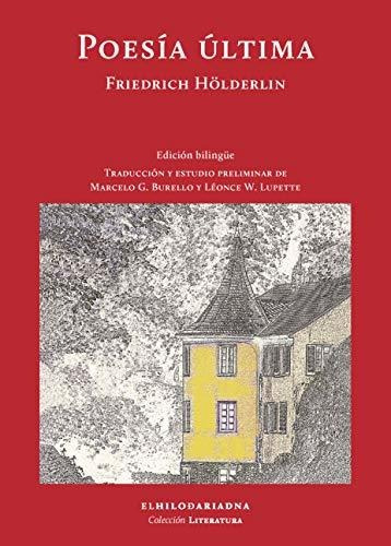 Libro Poesia Ultima De Holderlin Friedrich