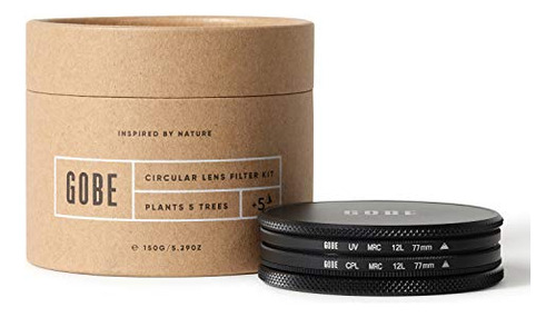 Kit Filtro Gobe 77mm Uv + Cpl (1peak), Alta Calidad