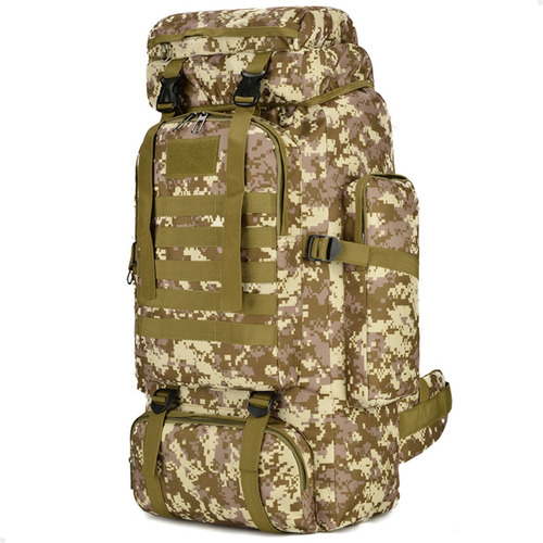 Mochila Tática Lorben Camuflada Militar Aventura 80 Litros