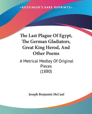 Libro The Last Plague Of Egypt, The German Gladiators, Gr...