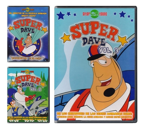 Super Dave Paquete Volumen 1 Uno , 2 Dos Y 3 Tres Dvd