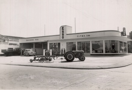 Nueva Palmira Colonia Estación Esso Año 1951- Lámina 45x30cm
