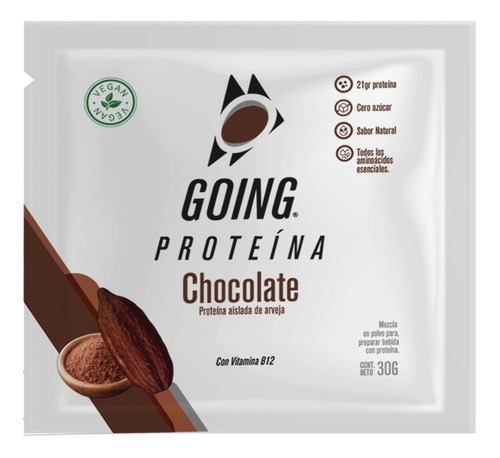 Proteína Vegana Chocolate-12und - Unidad a $7875