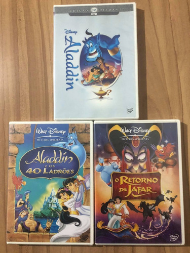 Dvd Coleçao Aladdin (novo Original Lacrado)