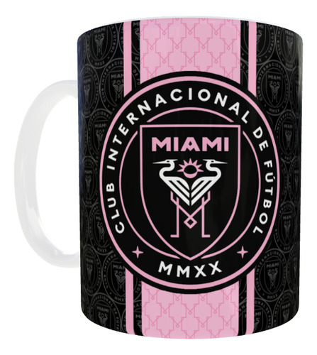 Taza Messi: Inter De Miami 11oz/325ml Negro Inter Miami Messi 2