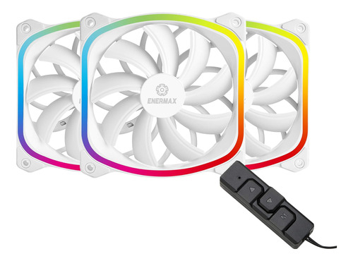 Enermax Ucsqargb12p-w-bp3 Squa Rgb Pwm Ventilador De Caja De