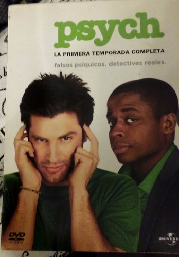 Dvd Serie Psych Primera Temporada Completa