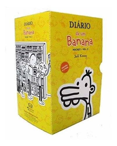 Box Diário De Um Banana Pocket Contém 5 Livros Vol. 2 