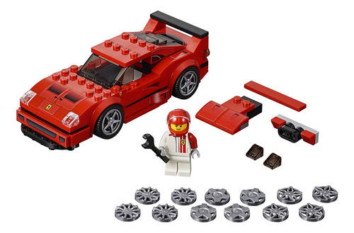 Edificio Lego Speed Champions Ferrari F40 Competición 75890