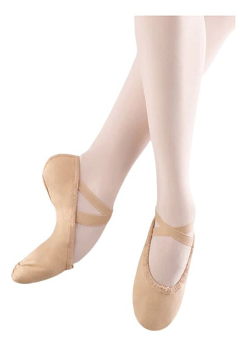 Zapatillas De Ballet De Lona Para Niña Bloch Rosa S0277g