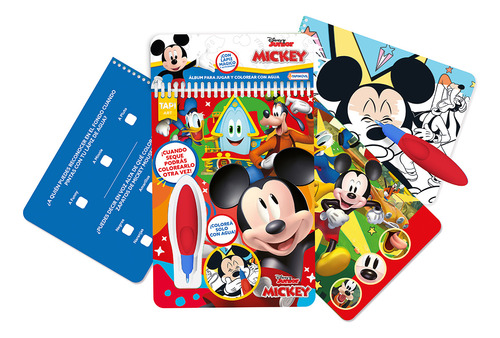 Libro Para Colorear Solo Con Agua Wow Mickey Disney Ub