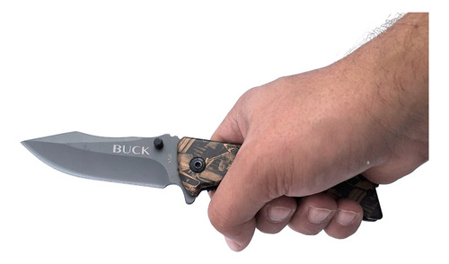 Navaja Cuchillo Buck Rescate X58 Rompe Cristal Hoja 8 Cm