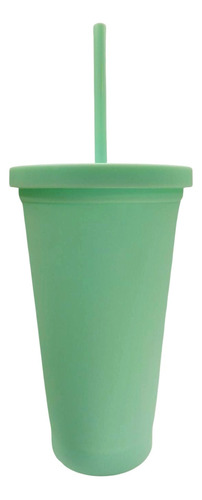 30 Vasos Reutilizable 470ml Tapa Sorbete Colores Pastel Liso