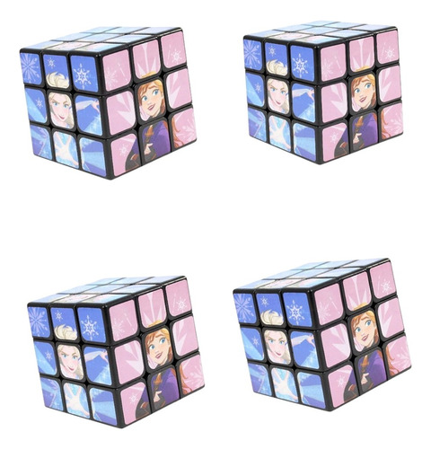 Pack X 10 Cubos Mágicos Souvenir Frozen Spiderman
