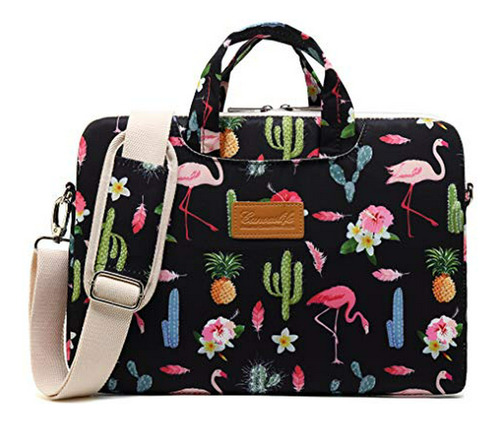 Flamingos Pattern Bolso Bandolera Impermeable Para Computado