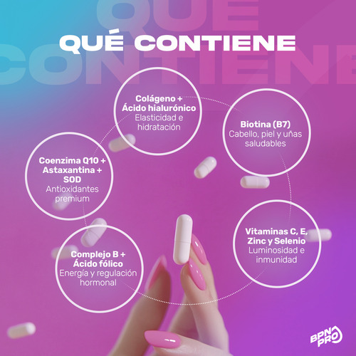 Vitaminas Mujer Cabello Piel Y Uñas Y Quemador De Grasa Pack Cápsulas