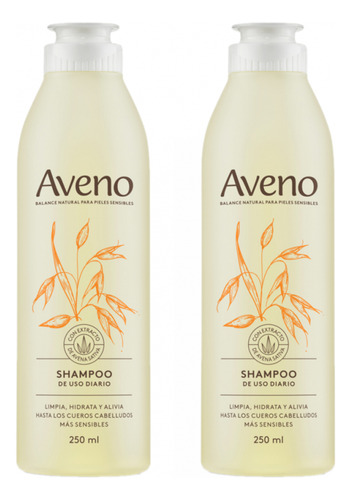 Combo X 2 Aveno Shampoo Piel Sensible 250 Ml