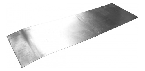Folha Chapa Aço Remendo Galvanizada Prata 100x40cm